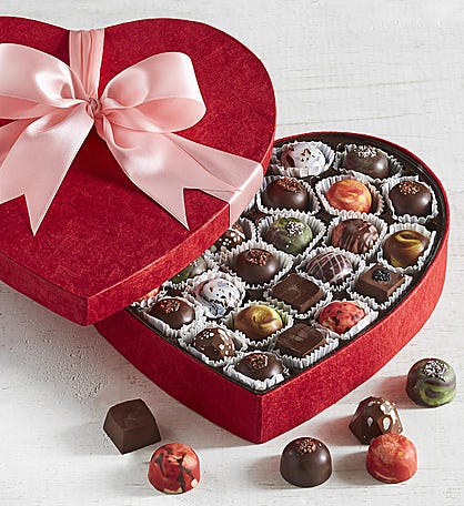 Knipschildt Chocolatier Valentine Heart 29pc